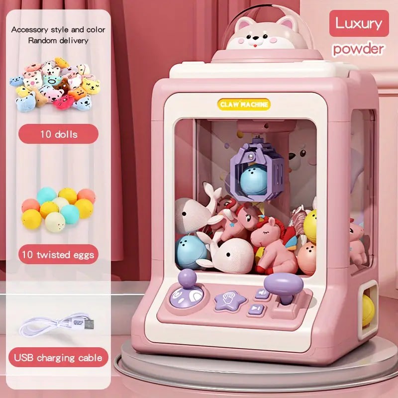 Bring Home The Fun: Mini Claw Machine Clip Doll - Perfect Gift For Kids On Birthdays & Christmas! Halloween/Thanksgiving Day/Christmas Gift